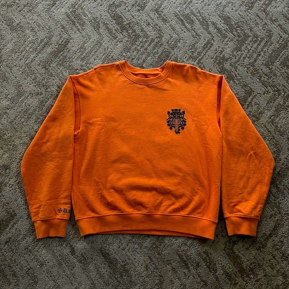 Chrome Hearts Vine Dagger Crewneck Sweatshirt - Picture 1 of 8